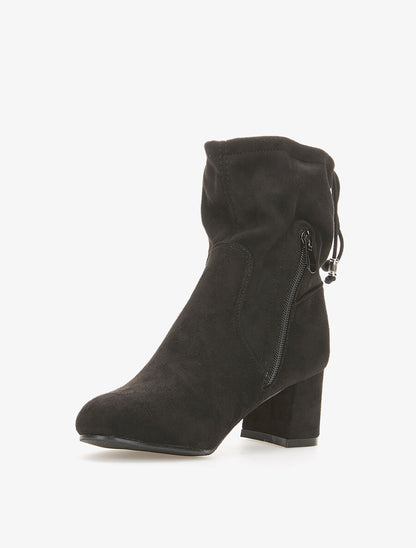 Bottines cheville à lacer - noir - 3