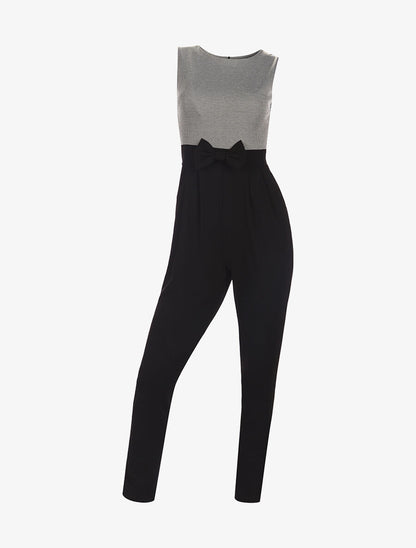 Combinaison buste à motifs - noir - 1