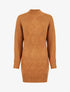Robe pull à col montant - Camel - 5
