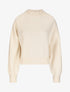 Pull col à perles - Beige - 5
