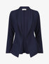 Veste fluide unie - Marine - 5