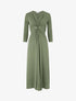 Robe longue fluide - Kaki - 1