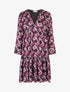 Robe empire oversize imprimé graphique - Violet - 1