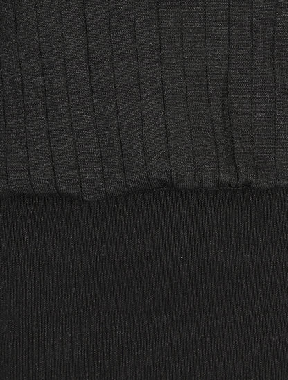 Robe pull stretch pailletté - Noir - 3