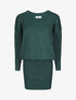 Robe pull stretch pailletté - Vert - 5