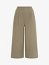 Pantalon ample à taille élastiquée - Kaki - 5