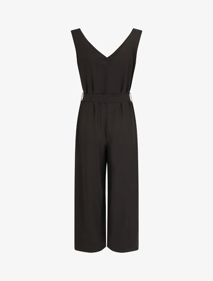 Combinaison ample boutonnée - Noir - 2