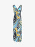 Robe longue élastiquée imprimé cachemire - Jaune - 5