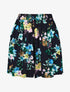 Short fluide imprimé floral - Marine - 1