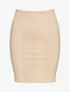 Jupe en simili effet python - Beige - 1