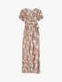 Robe longue imprimé fantaisie - Vert - 4