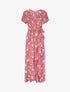 Robe longue imprimé fantaisie - Rose - 1