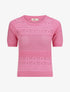 Top fin uni ajouré - Rose - 4