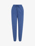 Jogging uni à broderie - Bleu - 4