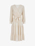 Robe longue patineuse imprimé fleurs d&