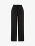 Pantalon fluide uni - Noir - 1