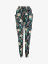 Pantalon imprimé lotus - Marine - 5