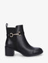 Bottines élastiquées sanglées - Noir - 5