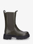 Bottines montantes élastiquées - Kaki - 1