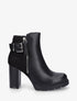 Bottines à talon haut et plateforme - Noir - 5