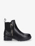 Bottines plates à contrefort pailleté - Noir - 5