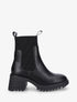 Bottines montantes à semelle crantée - Noir - 5