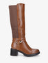 Bottes à contrefort python - Camel - 5