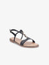 Nu-pieds brides à chaînes - Noir - 1