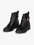 Bottines à détails dorés - Noir - 1