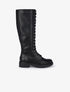 Bottes fourrées à lacets - Noir - 1