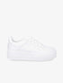 Baskets uni en simili - Blanc - 5