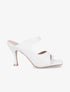 Mules asymétriques à entredoigt - Blanc - 1