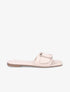 Mules plates à boucle carrée - Rose - 1