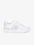 Tennis simili motif étoile - Blanc/bleu ciel - 1