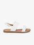 Nu-pieds en simili à bride tressée - Blanc - 5
