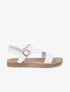 Nu-pieds bride en diagonal - Blanc - 5