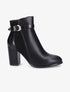 Bottines à talon à boucle - Noir - 6