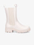 Boots montantes élastiquées - Beige - 5