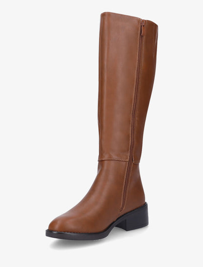 Bottes en simili cheville ornée d&