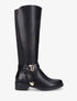 Bottes élastiquées à sangle nouée - Noir - 5