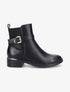 Bottines à contrefort à empiècement métal - Noir - 5