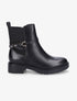 Bottines élastiquées à boucle - Noir - 5