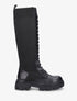 Bottes style chaussettes à lacets - Noir - 1
