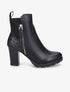 Bottines à contrefort pailleté - Noir - 5