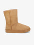 Bottines fourrées en suédine - Camel - 5