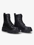 Bottines montantes à gros crans stylisés - Noir - 1