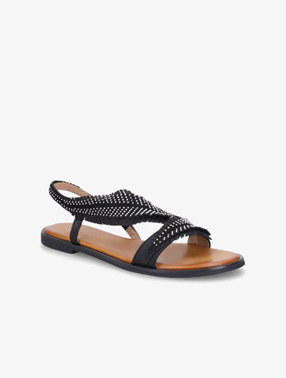 Nu-pieds fantaisies à strass - Noir - 3