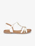 Nu-pieds tressés et irisés - Blanc - 5