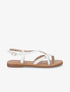 Nu-pieds croisés et tressés - Blanc - 5