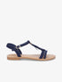 Nu-pieds à franges - Marine - 1